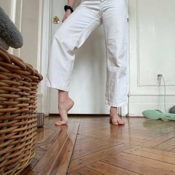 Jesse Kamm Handy Pant - Salt White, Size 4 Gently used - Picture 7 of 8
